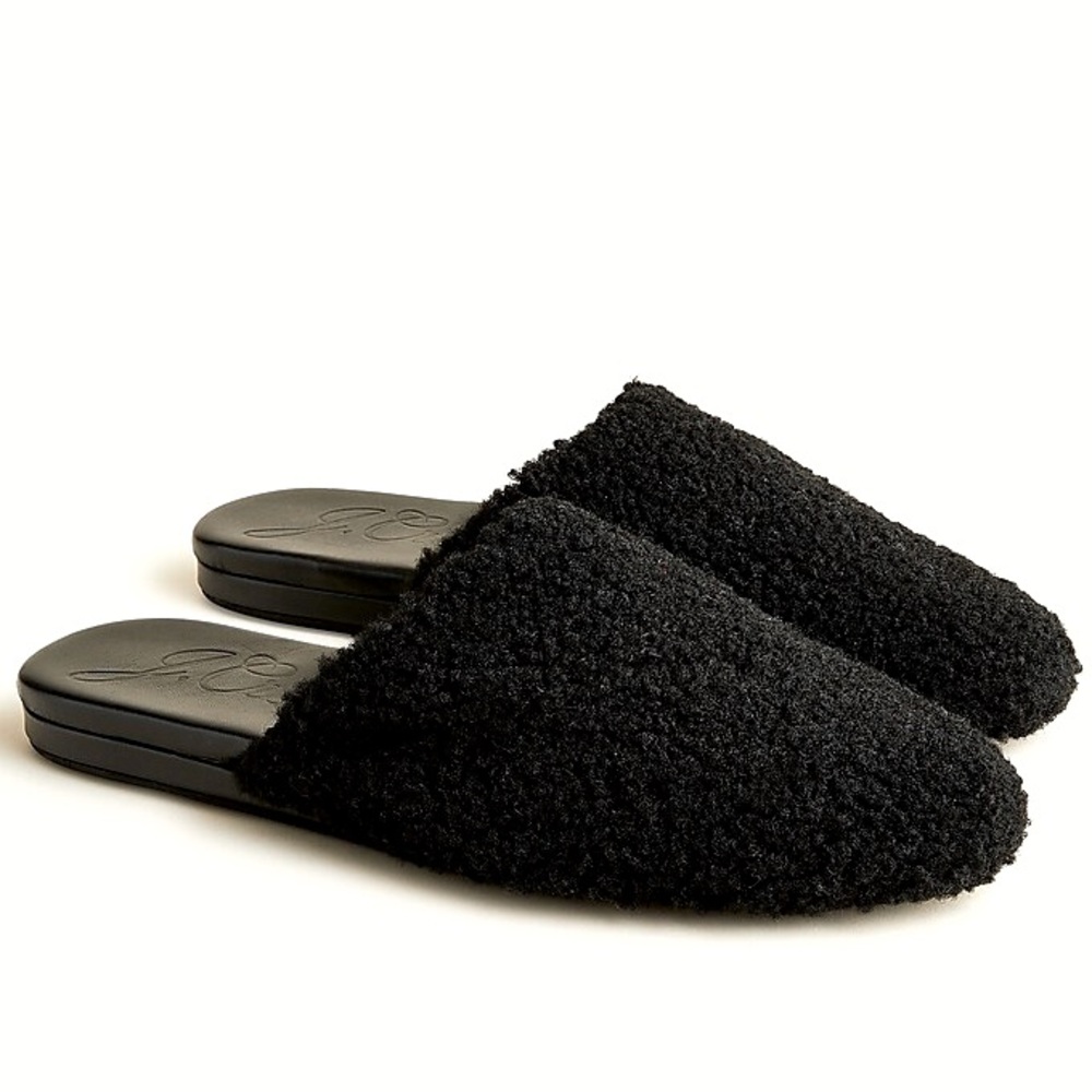 J.Crew Sherpa mules